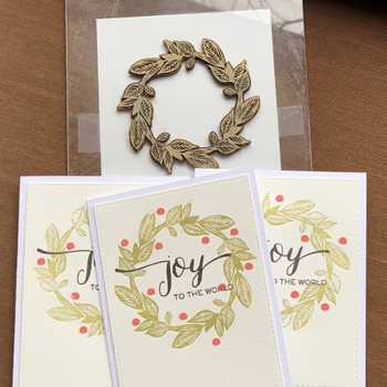 Letterpress Christmas cards (again)